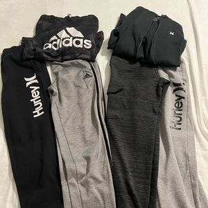Boys 14/16 Hurley Adidas Hoodies Jogger Winter Bundle/ Lot